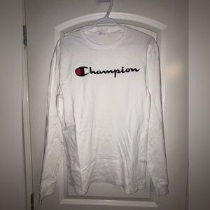 Champion longsleeve shirt white